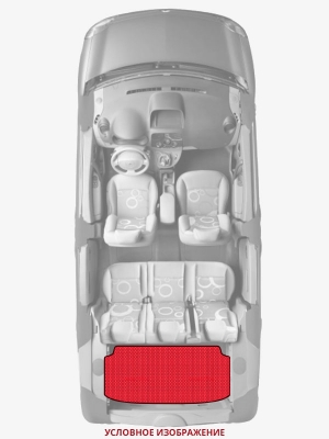 ЭВА коврики «Queen Lux» багажник для Toyota Carina II